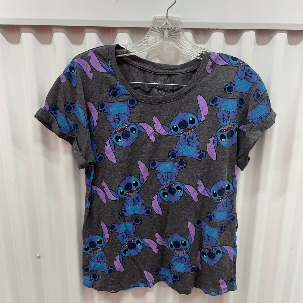 Disney Lilo and Stitch Women’s Stitch Gray T Shirt
